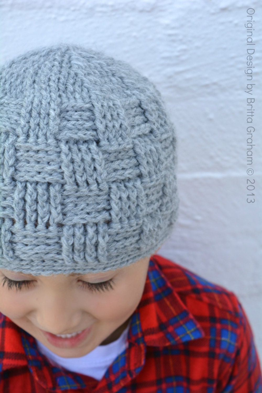 Boys Crochet Hat Pattern No.124 Basket Weave Baby Toddler Etsy