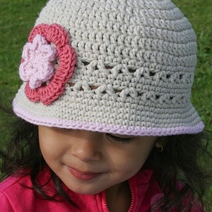 Crochet Summer Hat Pattern No.106 English image 2