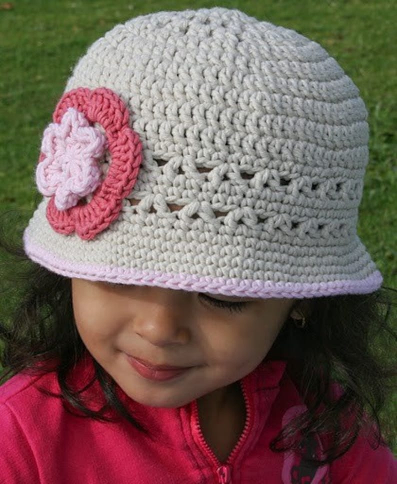 Crochet Summer Hat Pattern No.106 English image 2