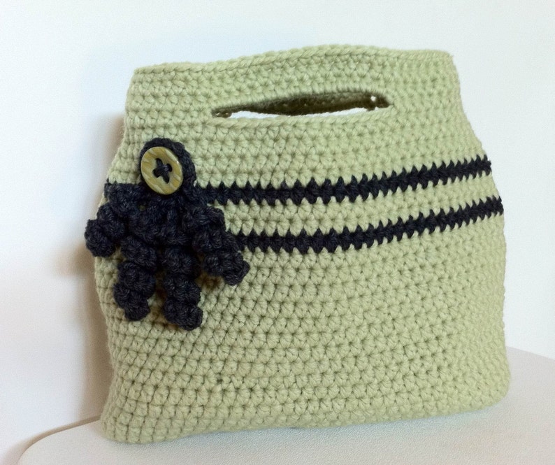 Patrón de bolso a crochet - Easy Peasy Tote Crochet Patrón de bolso No.506 Descarga digital PDF Inglés imagen 2