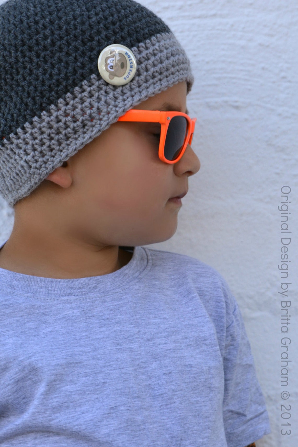 Boys Beanie Crochet Pattern in Prem Newborn Baby Toddler Etsy