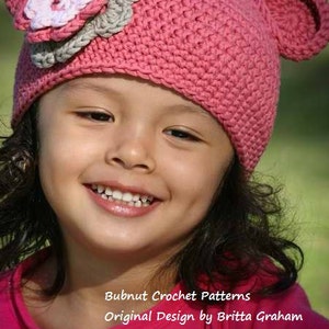 Crochet Hat Pattern Easy Peasy Hat Crochet Pattern ALL Sizes Newborn to Adult Ladies Digital Pattern No.101 English image 2