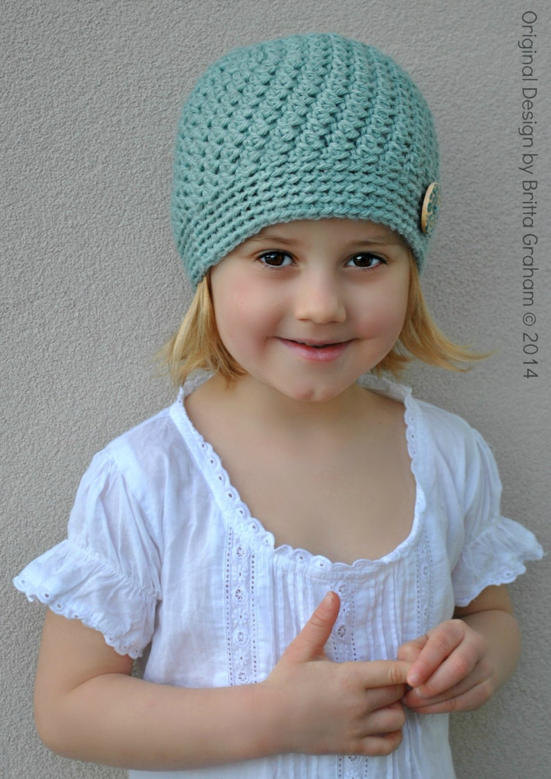 Crochet Hat Pattern Bumpy Beanie Crochet Pattern No.127 FOUR Sizes Digital PDF Download English image 3