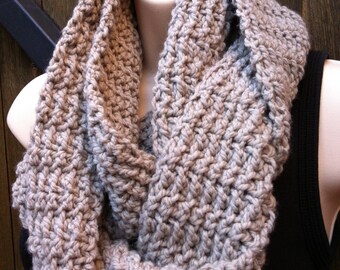 Easy Peasy Infinity Scarf Crochet Pattern No.502 Easy for YOU to Make Digital Download PDF English