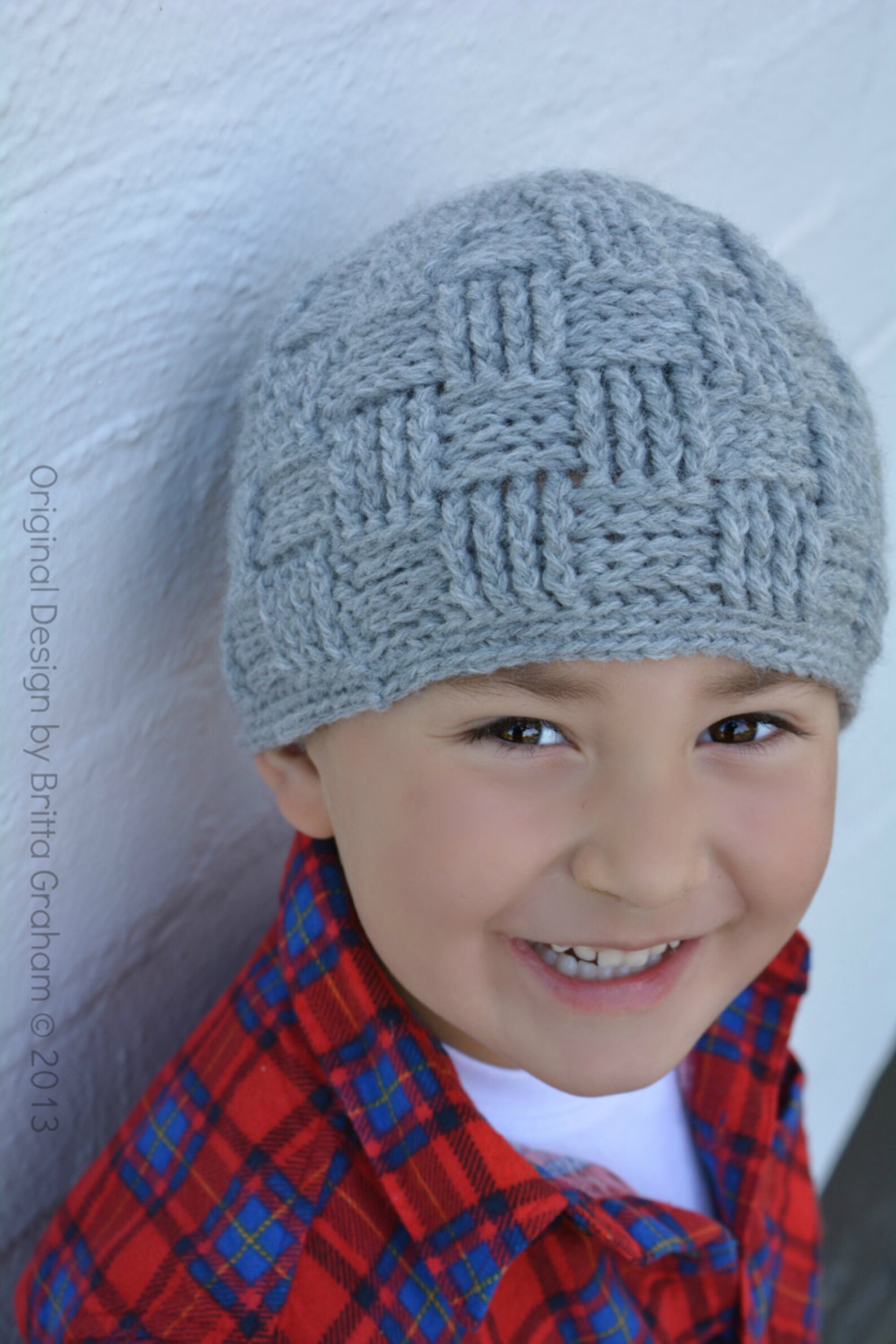 Boys Crochet Hat Pattern No.124 Basket Weave Baby Toddler Etsy