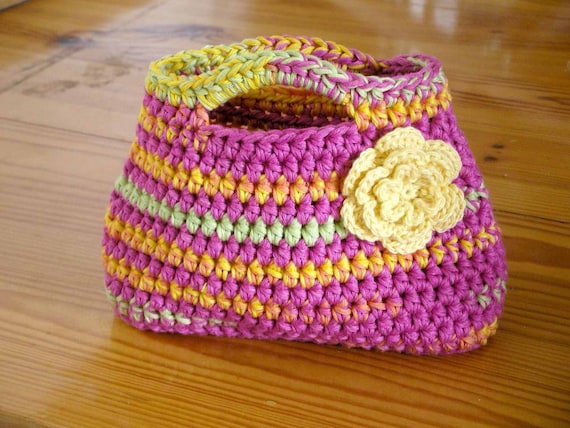 How to Make a Baby-Friendly Crochet Bag- Crochet bag for baby - YouTube