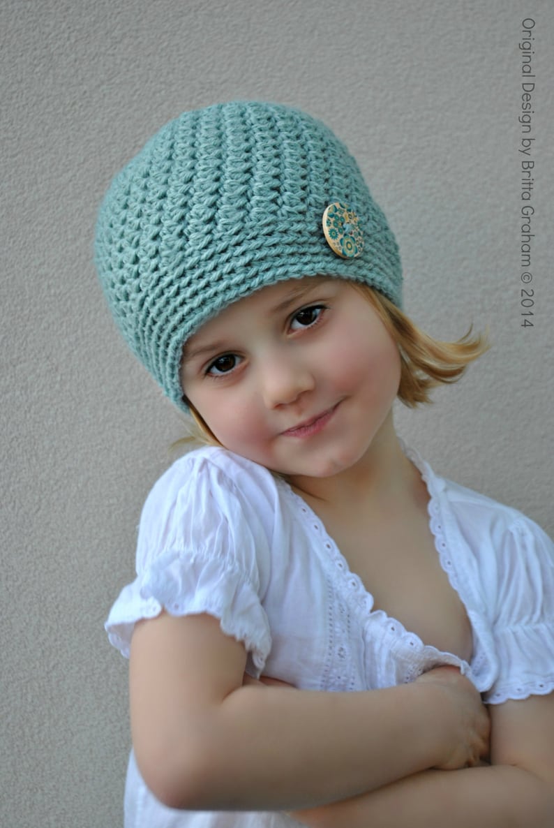 Crochet Hat Pattern Bumpy Beanie Crochet Pattern No.127 FOUR Sizes Digital PDF Download English image 2