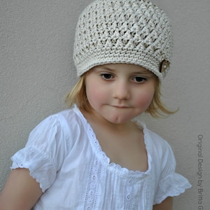 Crochet Hat Pattern in Baby, Toddler and Child Sizes available as instant download No.108 English image 2