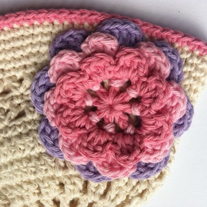 Crochet Hat Pattern  - Girls Sun Hat Crochet Pattern No.106 Spring Project Digital Download PDF Pattern English