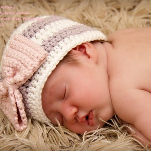 Baby Hat Crochet Pattern No.111 - SEVEN sizes for Newborn Baby and Toddler Digital Download English