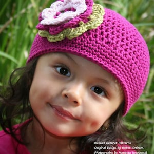 Crochet Hat Pattern Easy Peasy Hat Crochet Pattern ALL Sizes Newborn to Adult Ladies Digital Pattern No.101 English image 3