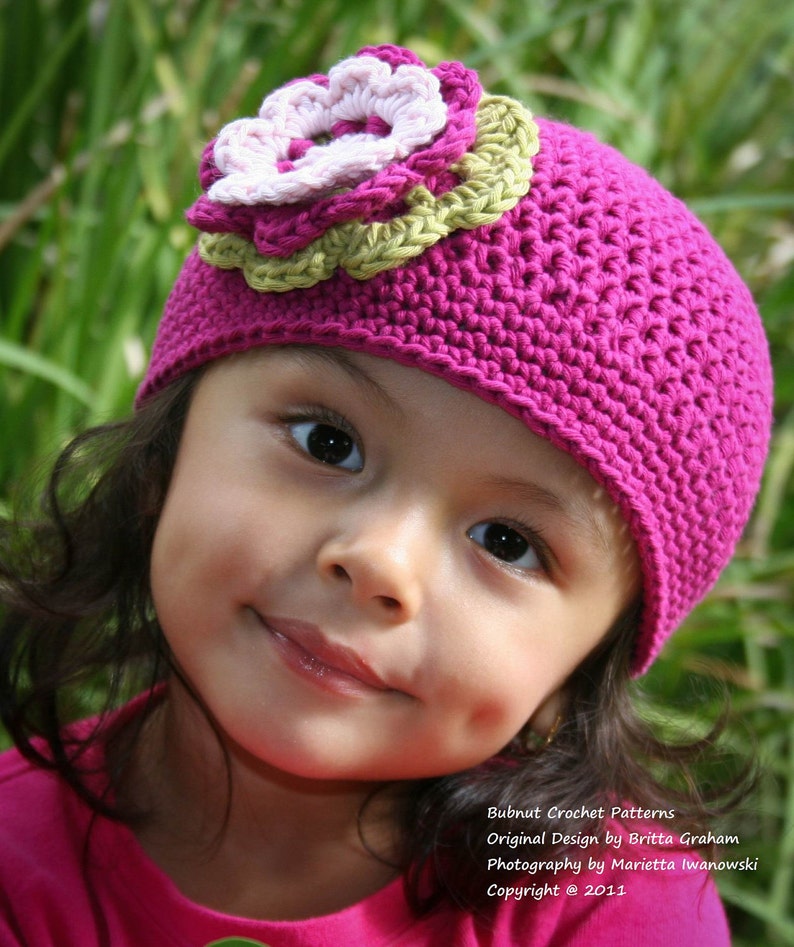 Crochet Hat Pattern Easy Peasy Hat Crochet Pattern ALL Sizes Newborn to Adult Ladies Digital Pattern No.101 English image 3