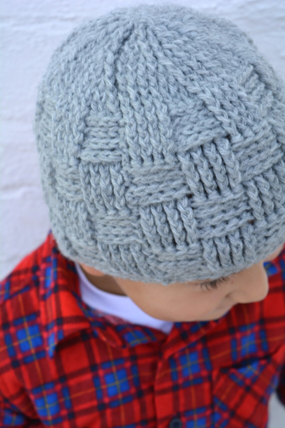 Boys Crochet Hat Pattern No.124 Basket Weave Baby Toddler Etsy