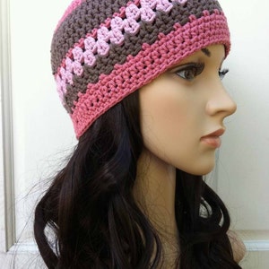 Ladies Crochet Hat Pattern - Womens Beanie Pattern No.208 Digitail Download PDF English