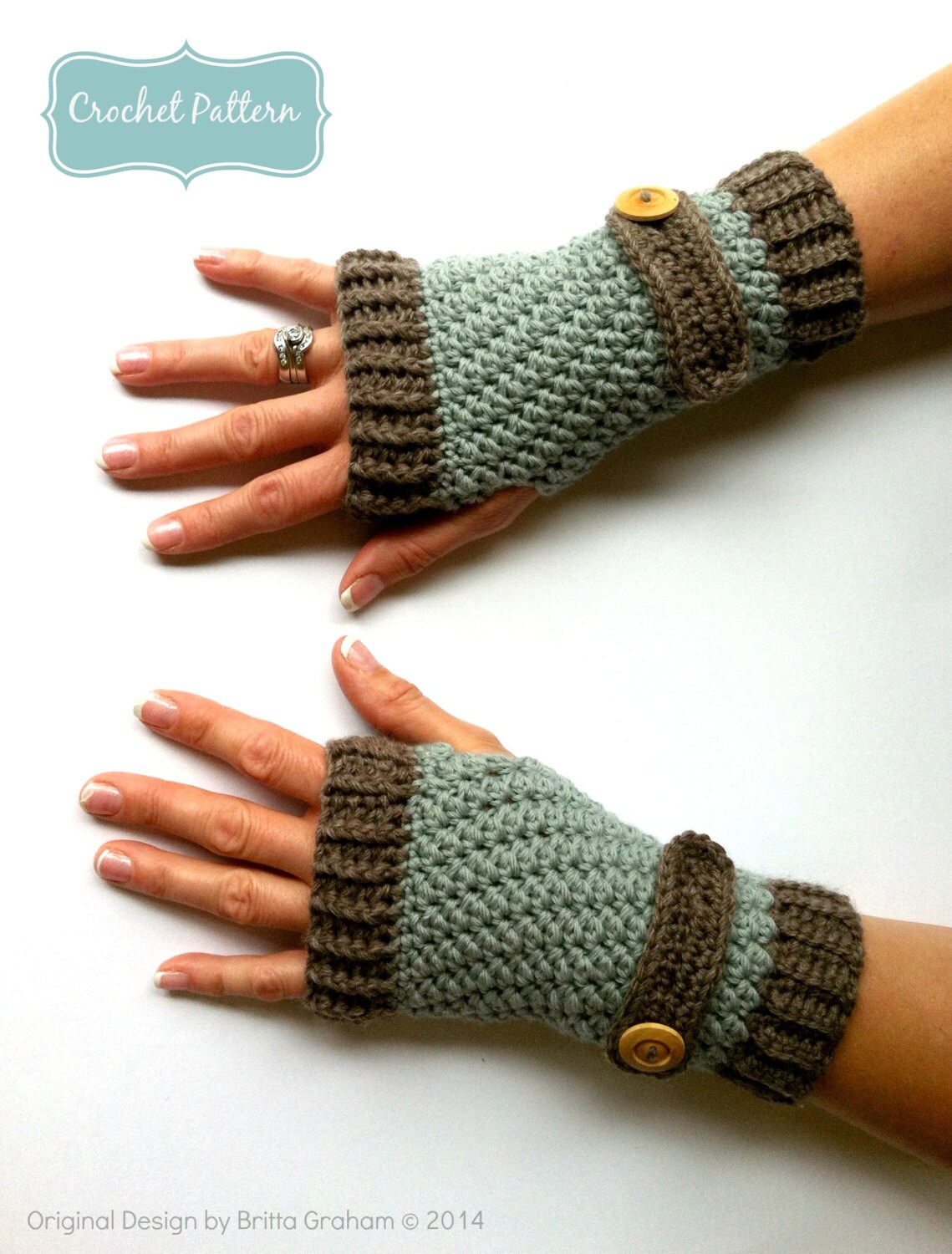 Fingerless Gloves Crochet Pattern No.916 Digital Download uses Etsy Nederland