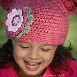 Crochet Hat Pattern Easy Peasy Hat Crochet Pattern ALL Sizes Newborn to Adult Ladies Digital Pattern No.101 English image 1