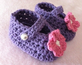 Baby Crochet Pattern - Hat and Bootie Set in Newborn and Baby Sizes No.901 Digital Download English