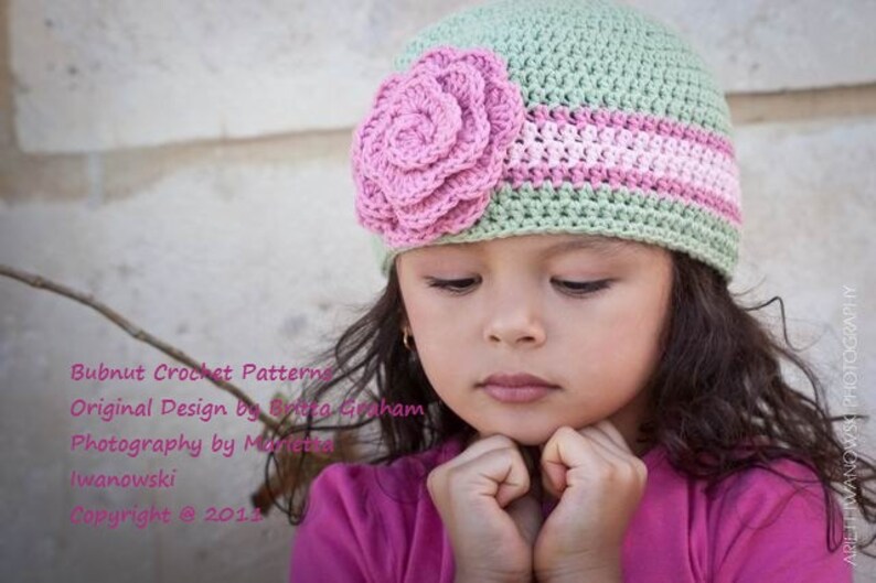 Crochet Hat Pattern Boys and Girls Quick and Easy Hat Crochet Pattern No.110 English image 4