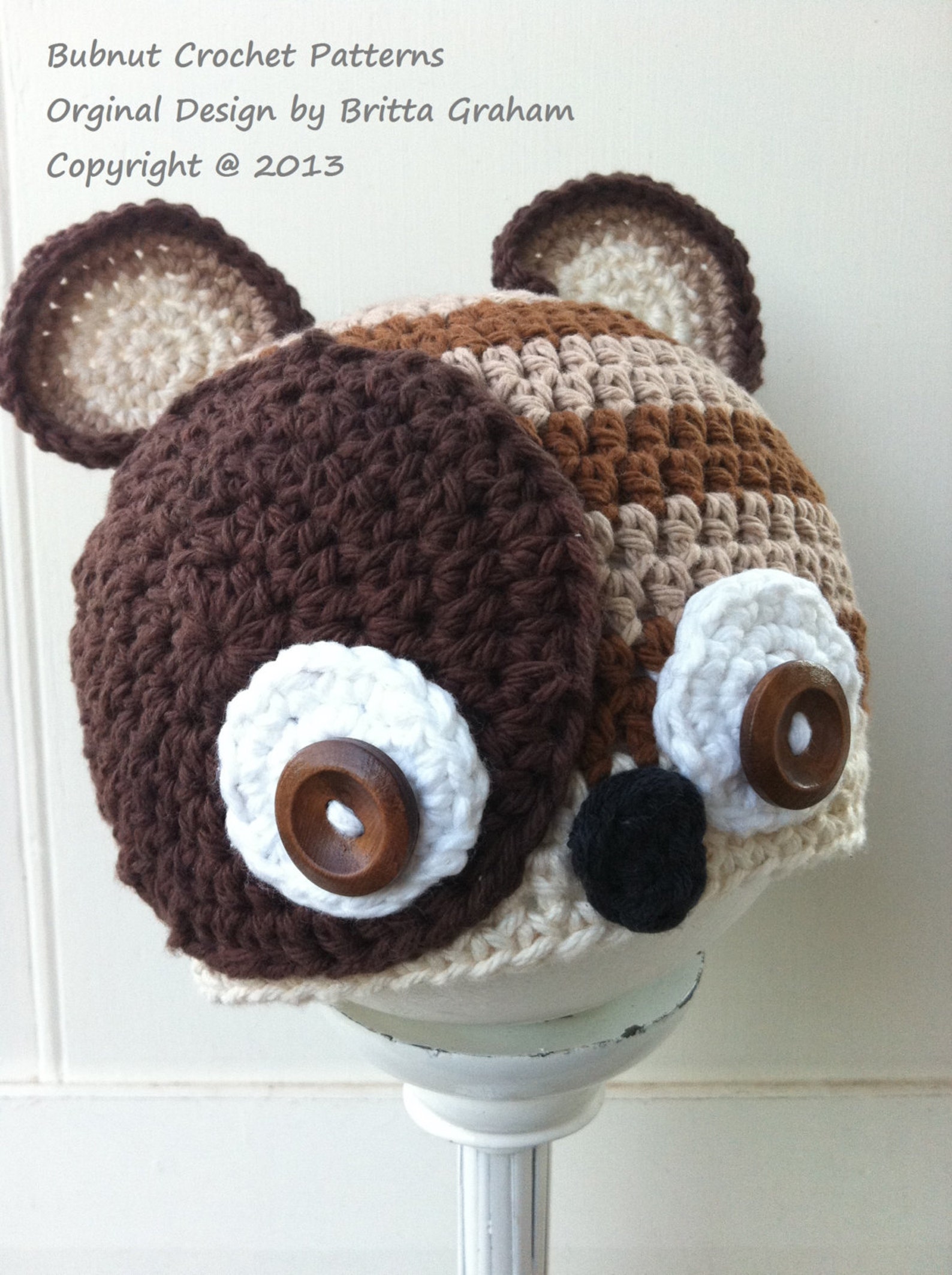 Crochet Hat Pattern Cute Little Critter Hat Crochet Pattern Etsy
