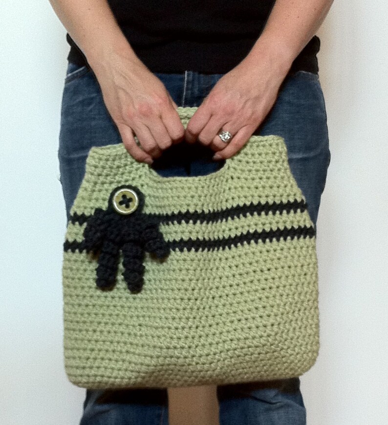 Patrón de bolso a crochet - Easy Peasy Tote Crochet Patrón de bolso No.506 Descarga digital PDF Inglés imagen 3