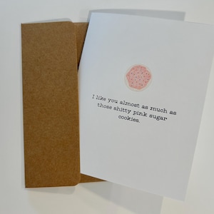 Sarcastic card, funny card for friends, funny card for her, funny card for him, just because card, blank inside, A2 cards, handmade cards