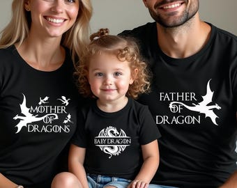 Mother of Dragons T-Shirt: Matching Family Dragon Shirt