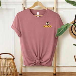 T-shirt Bee Kind, cadeau gentillesse, chemise soyez gentil, t-shirt abeille