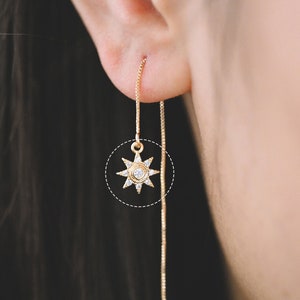 10pcs CZ Pave Gold Sun Charms, Sun Pendants, Jewelry Making, Diy Material, Jewelry Supplies  (GB-1658-E)