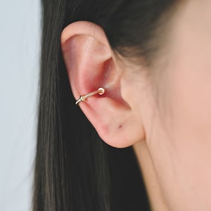 10pcs Gold Ear Cuff, Cartilage Ear Cuff, Gold Plated Ear Cuff, Nut Ear Cuff, Cartilage Earrings (GB-2120)