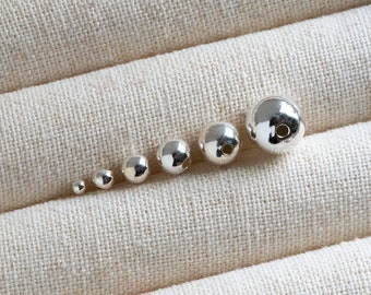 Perline In Argento Sterling Senza Saldatura: Rotonde Lucide Da 2 - Foto 2