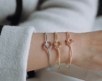 4pcs Adjustable Bangle Bracelets, Gold/ Silver/ Rose Gold, Brass Expandable Charm Bangle Wire, Color Not Easily Tarnish (#GB-397)