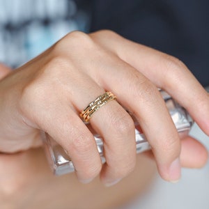 4pcs Gold Finger Ring, Bone Ring, Everyday Ring, Modern Style Ring, Fashion Rings, Dainty Rings (#GB-2697)