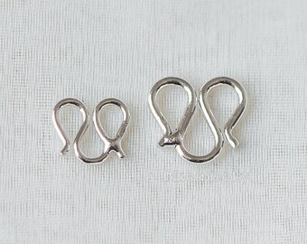 10 25MM Bali-Style SOLID COPPER Hook /& Eye Clasps TEN