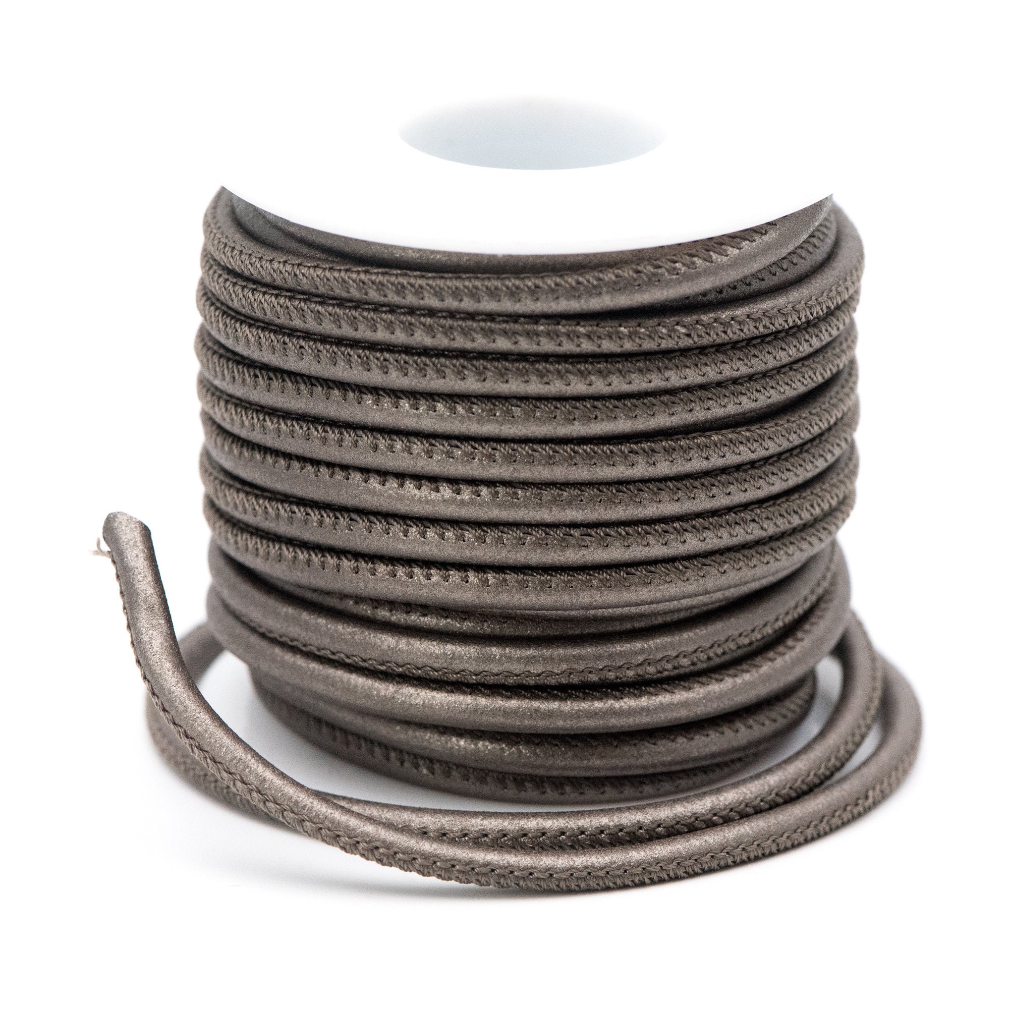4mm Round Leather Cord Dark Brown Leather Cord Wholesale 1 | Etsy