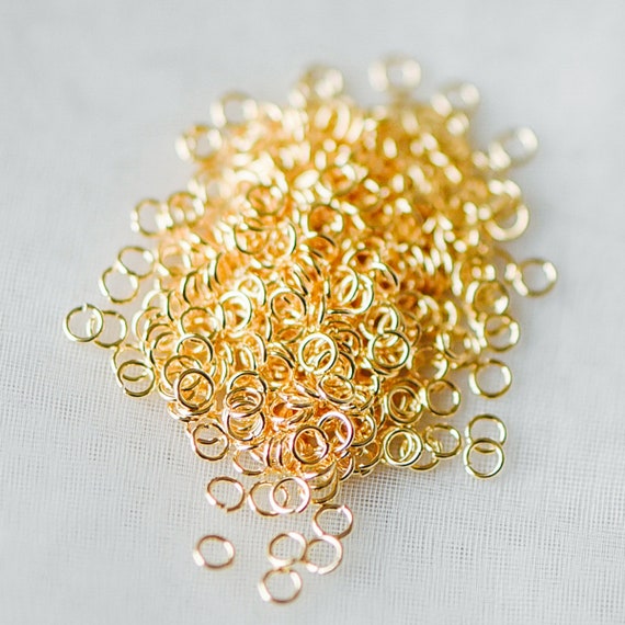 100pcs Stainless Steel Jump Rings 6mm Split Rings Handmade Necklace Bracelet  Connect Component Open Rings For