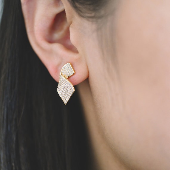 DESIGN - Orecchini esagonali in argento sterling