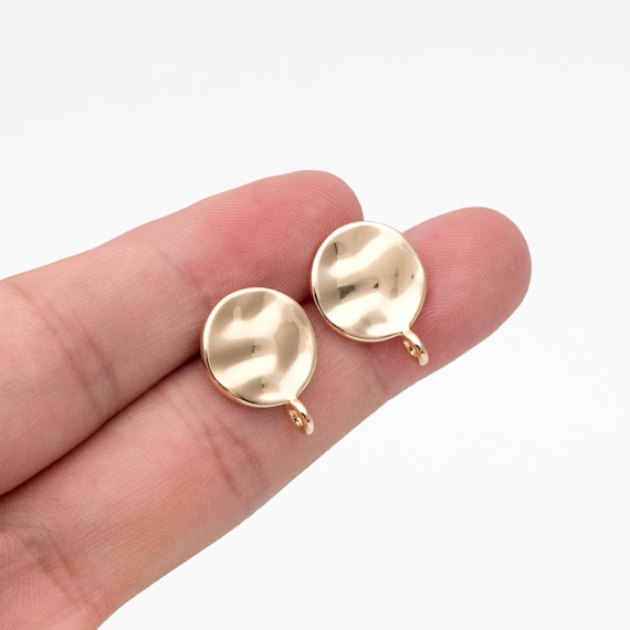 New 10PCS Earring Backs Stoppers Disc Plug Ear Plug Stud Ear Post Nuts DIY  Deocr