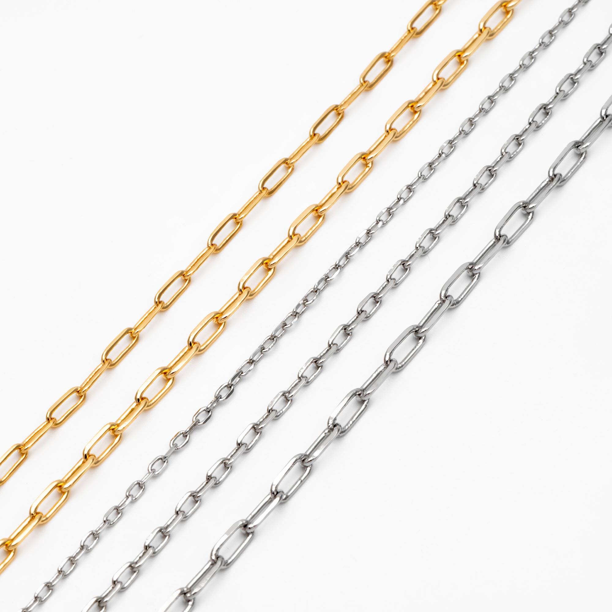 16 and 18 1.8mm Ovalina Chain in Rose Gold 18