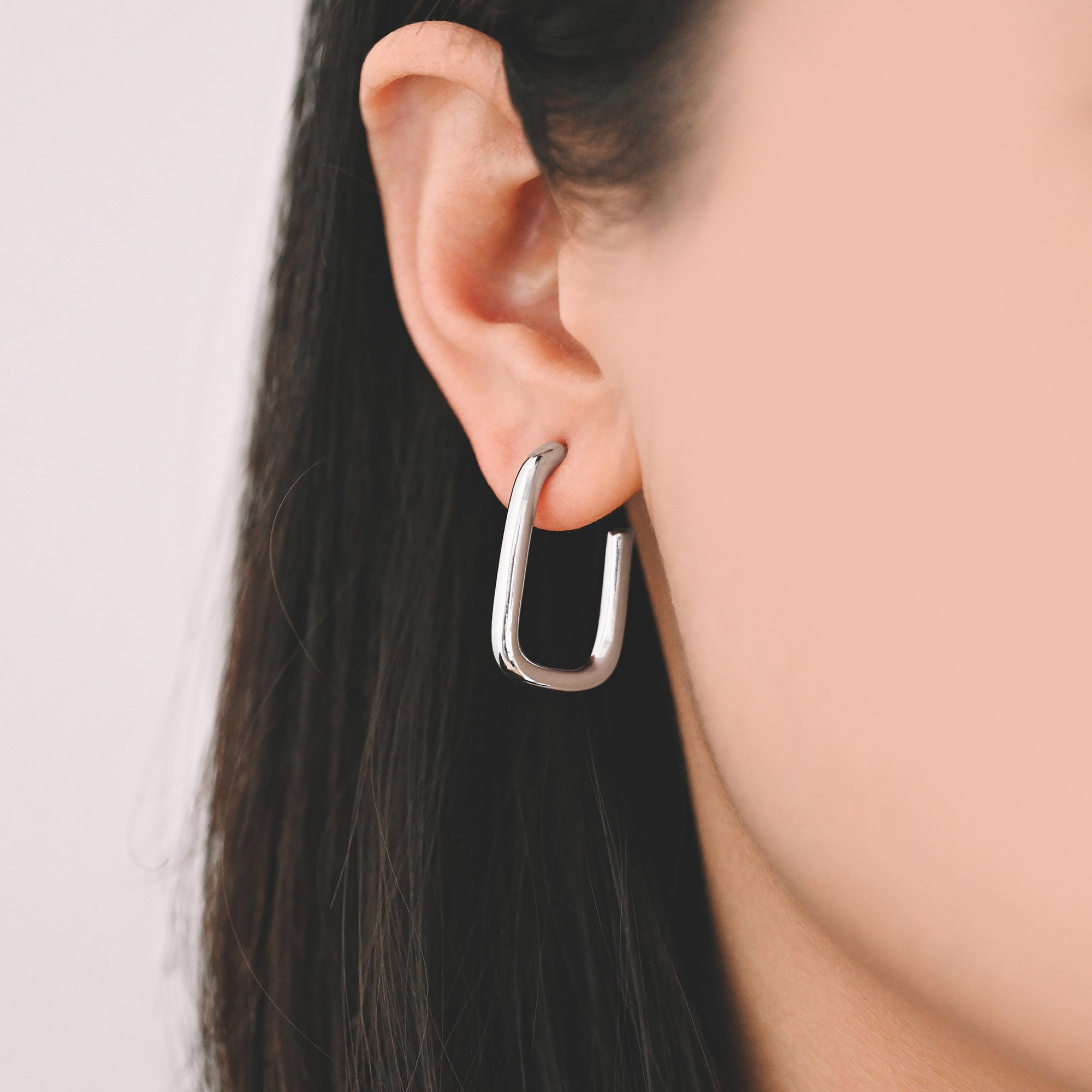 10pcs Gold/ Silver Tone U-shape Earring, Geometric Earring 10pcs Gold/ Silver Tone U-shape Earring, Geometric Earring