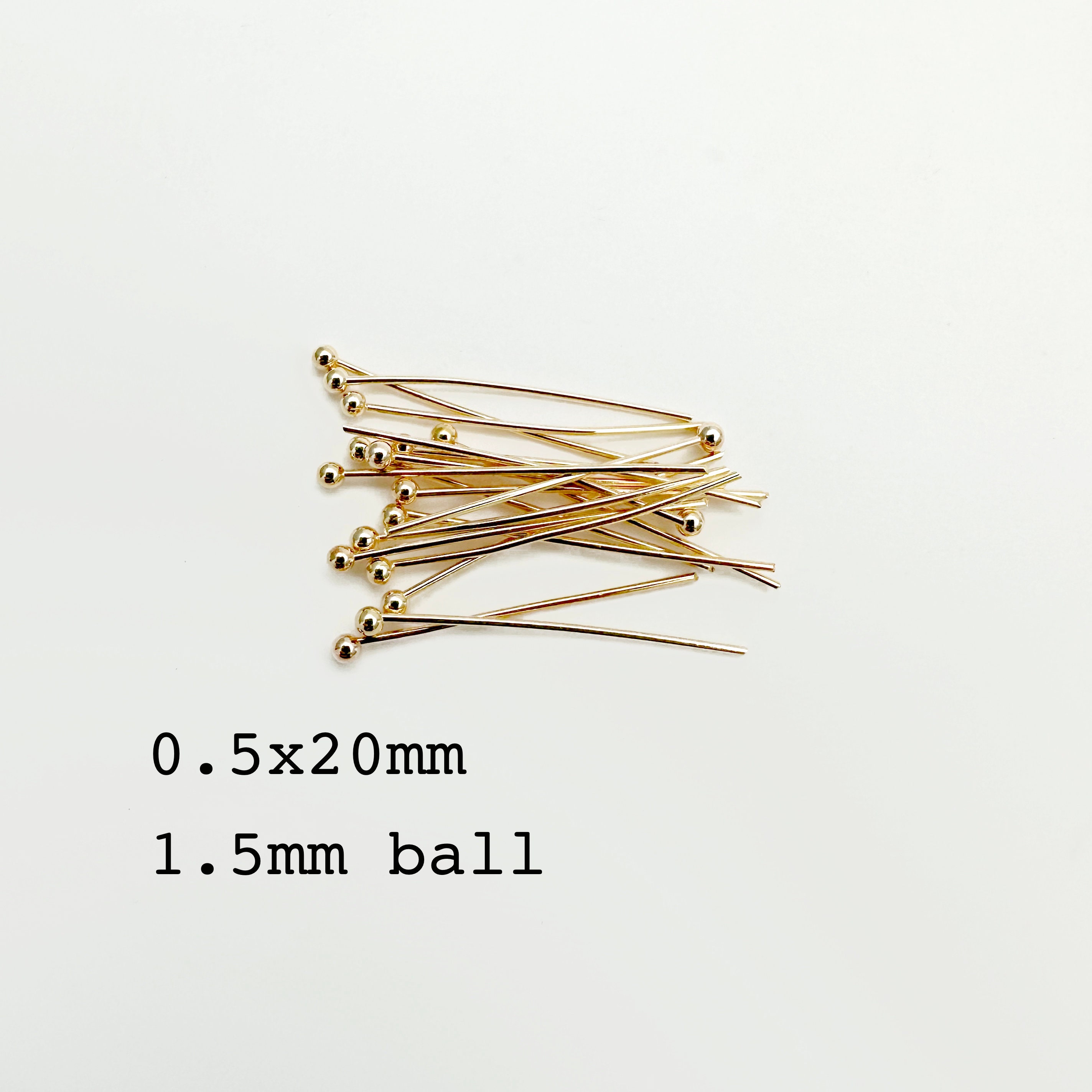 100-300pcs Ball Point Headpins,long Ball Head Pins Headpins