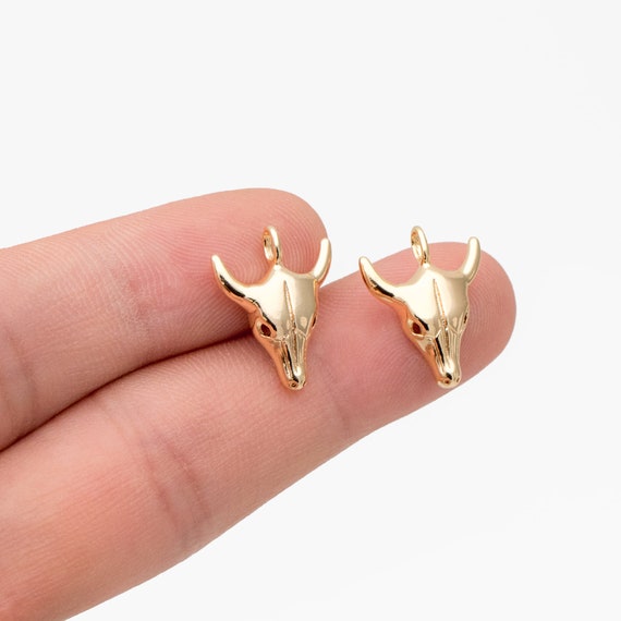 Ethically Sourced Buffalo Bone Tusk Shape Pendant Marquise