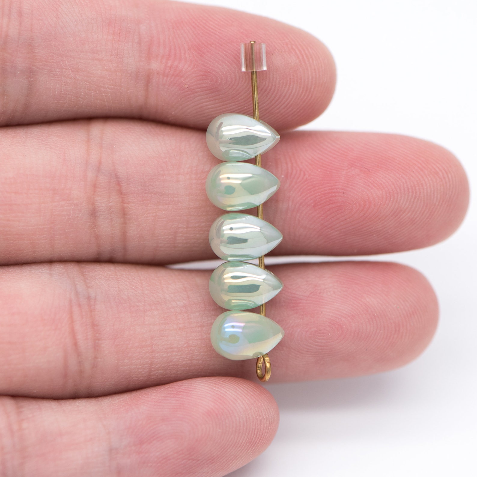 Glass Teardrop Beads 9x6mm Tear Drop Crystal Pear Beads Etsy