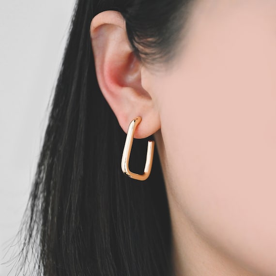 10pcs Gold/ Silver Tone U-shape Earring, Geometric Earring 10pcs Gold/ Silver Tone U-shape Earring, Geometric Earring