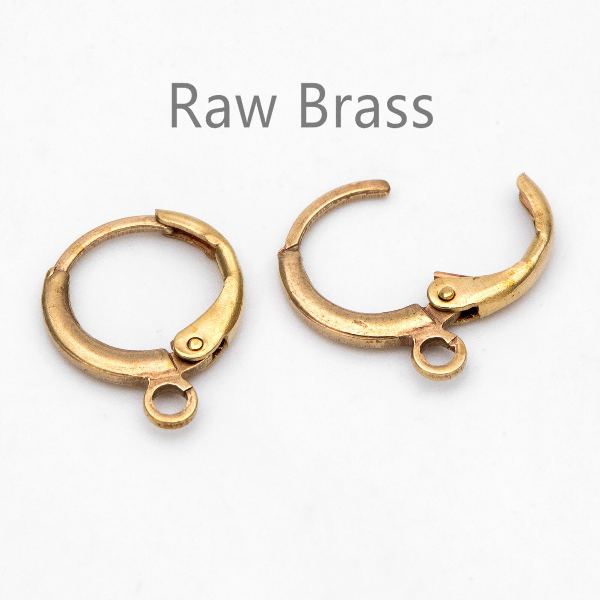 Buy Raw Bras Earring Hooks, Brass Leverback Earrings, Earring Blanks,  Leverback Earwires, Raw Bras Earwire, Thin Hooks, Hook Earrings, 20pc  Online in India 