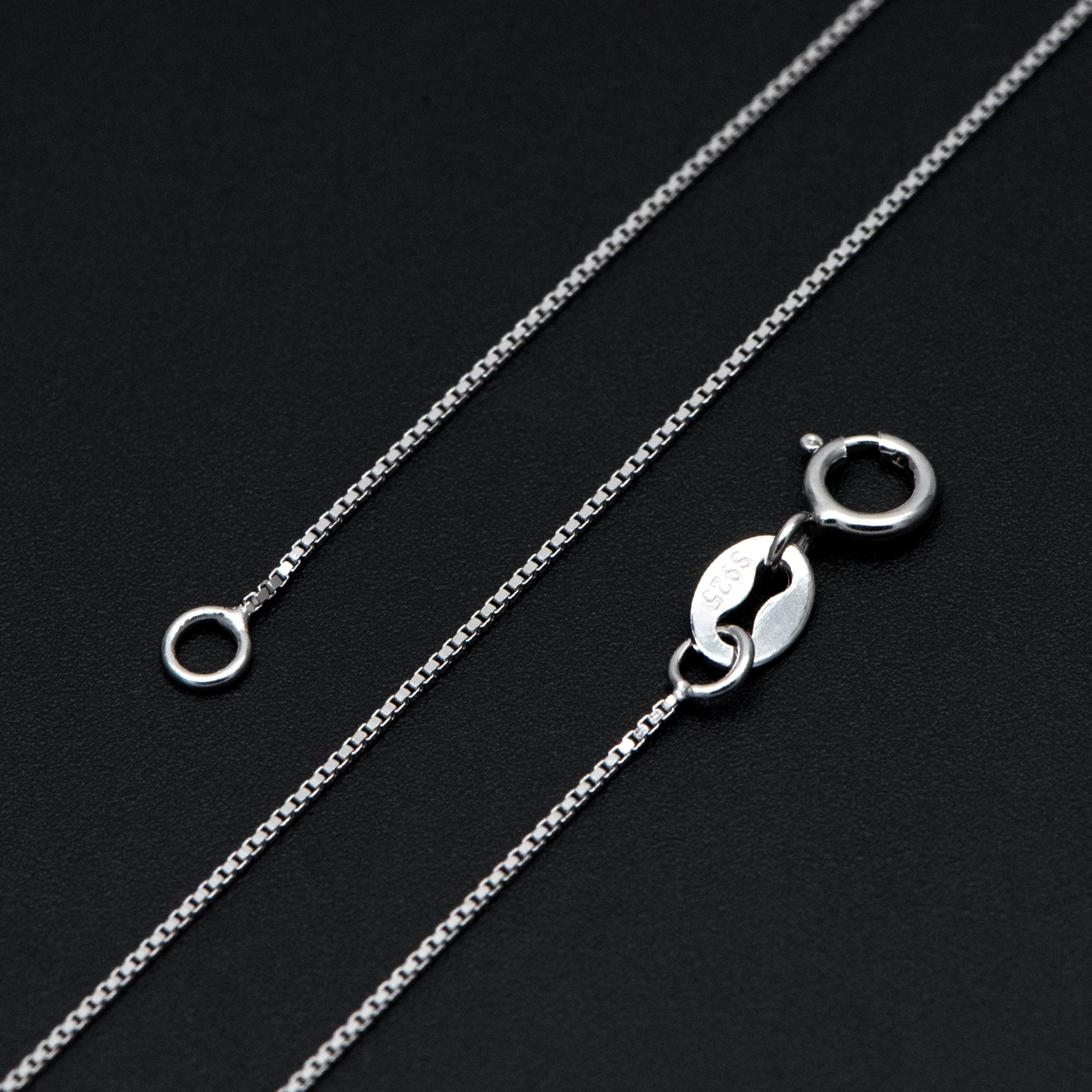 Sterling Silver .925 Finished Necklace Chains for Women - Etsy