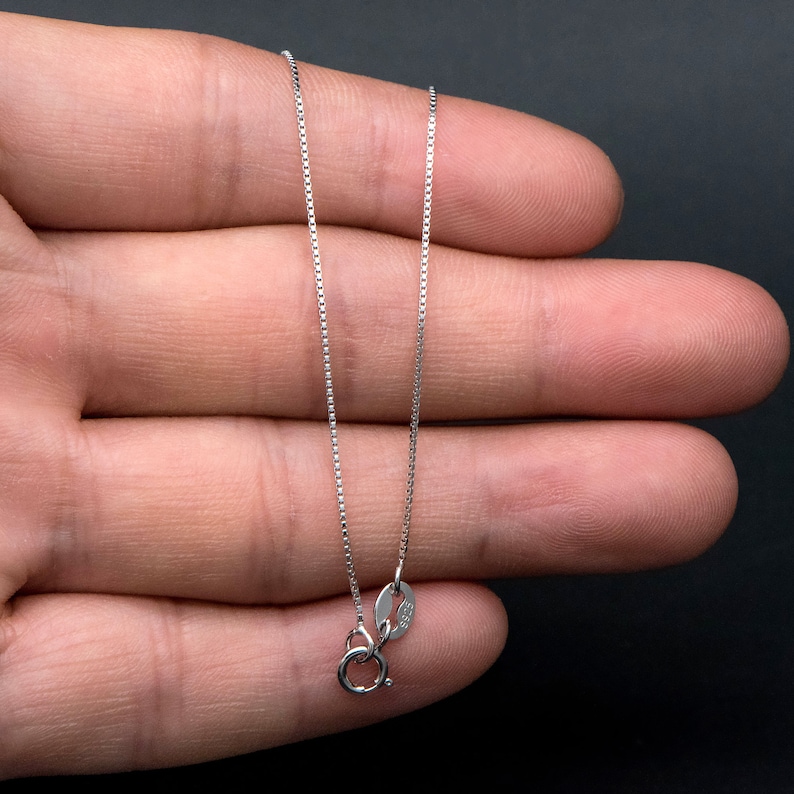 Sterling Silver .925 Finished Necklace Chains for Women Etsy