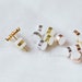 20pcs Rubber Ear Nuts, Earring Back Stoppers 5.5mm, Gold/ Silver/ Rose Gold, Earring Component Findings (#GB-339) 