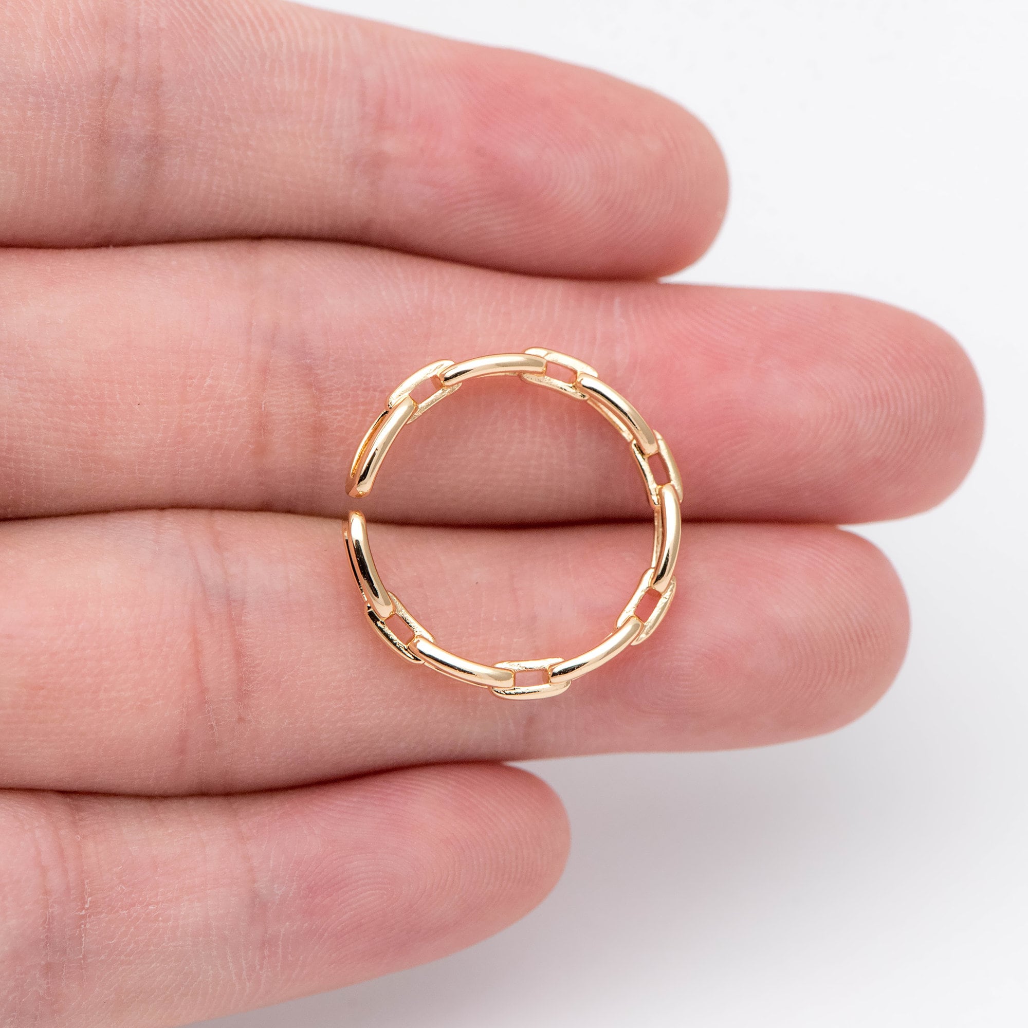 10pcs Gold Chain Ring Chain Ring Adjustable Gold Ring Etsy