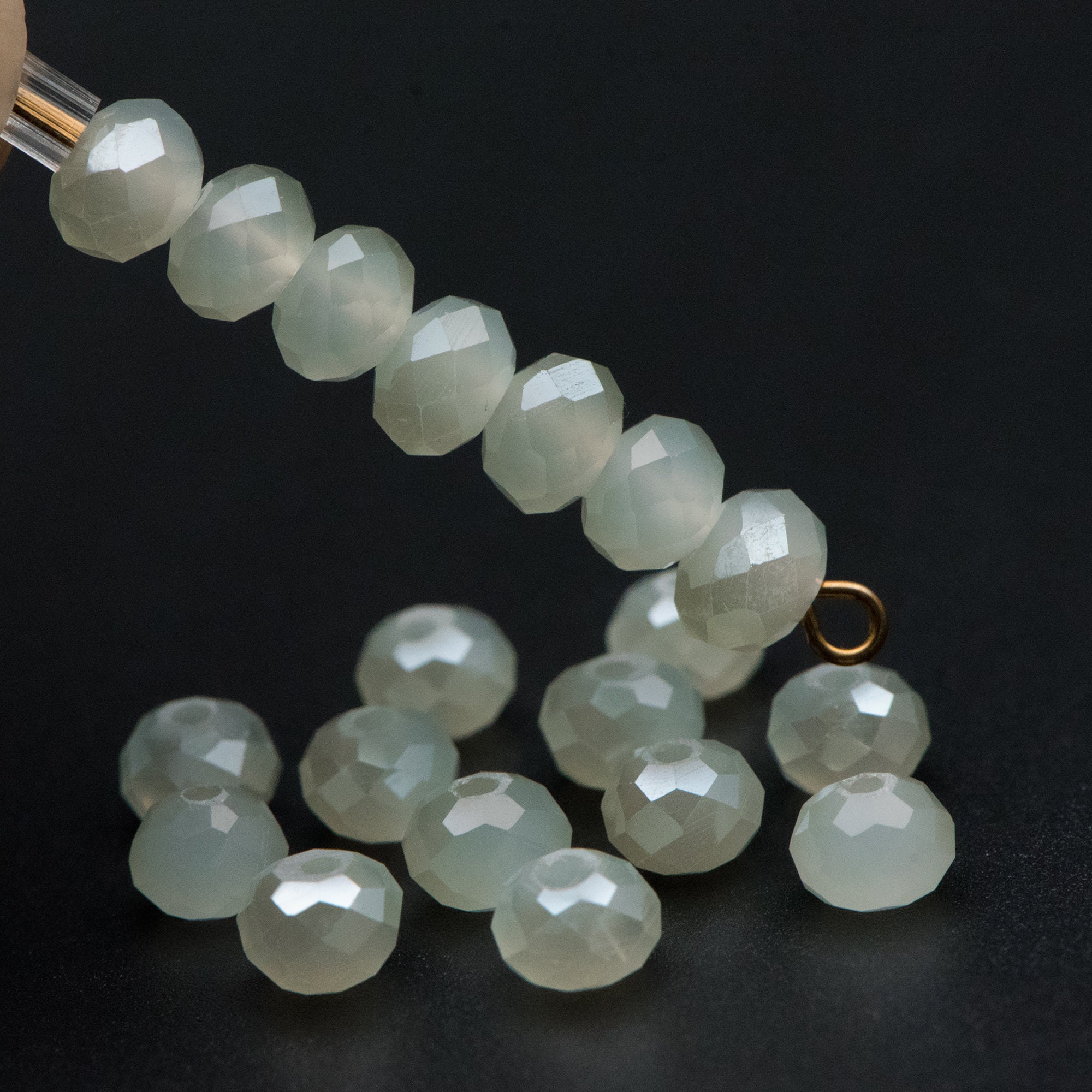 Perline Di Vetro Craquelé Colorate - Perline Rotonde Da 4 Mm, 6 - Foto 11