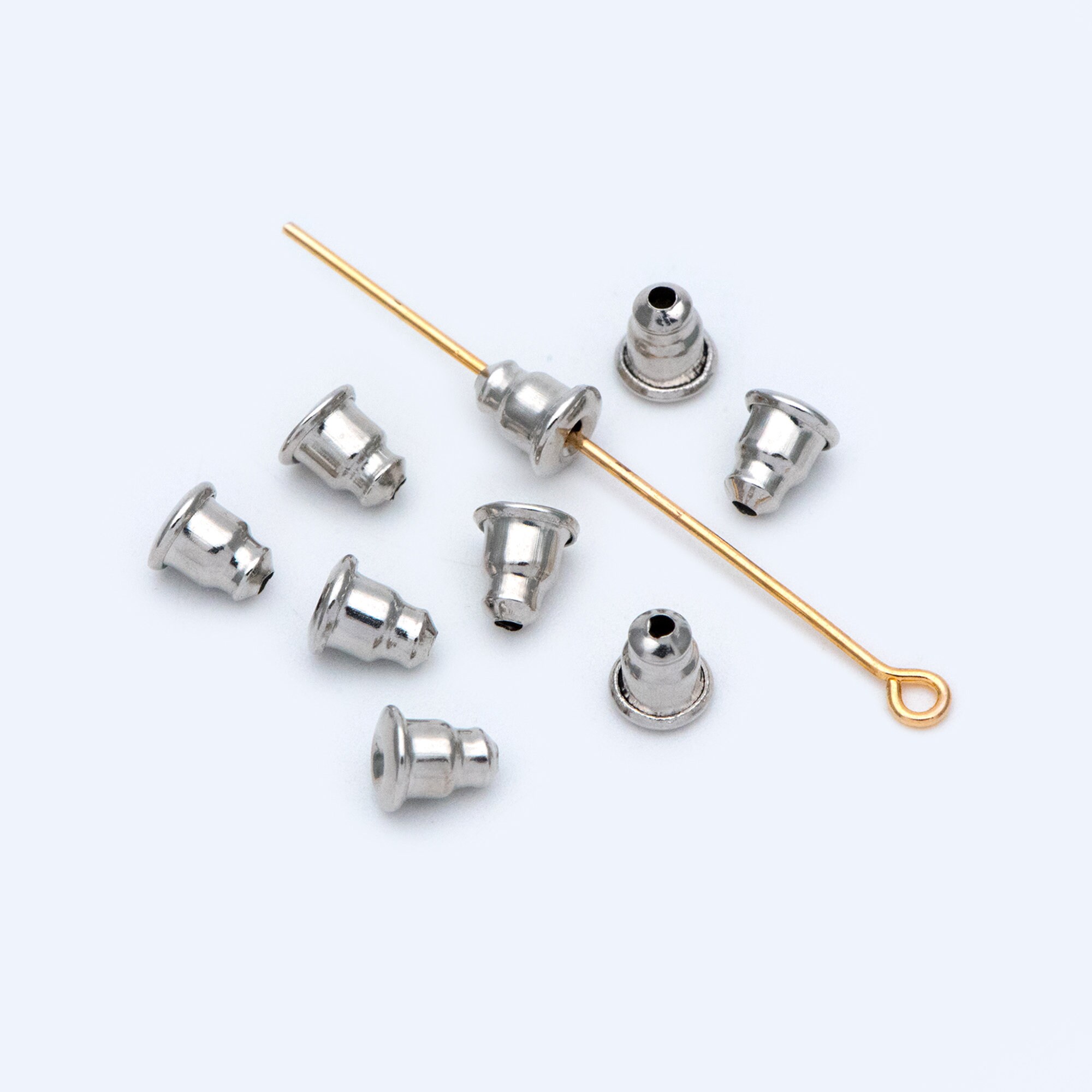 200 PCS EARPLUGS Earring Backings Nutsak Ornament Nut Manual £5.17 -  PicClick UK